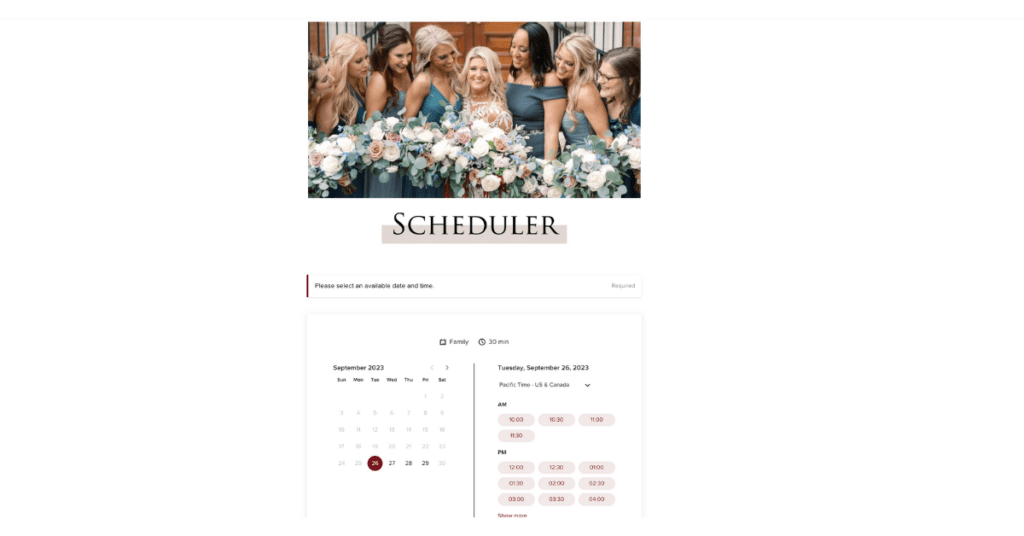 An example of a scheduler link that will allow you to work smarter not harder. 